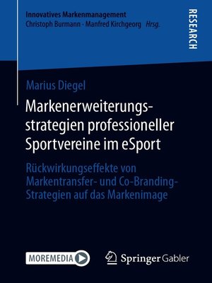 cover image of Markenerweiterungsstrategien professioneller Sportvereine im eSport